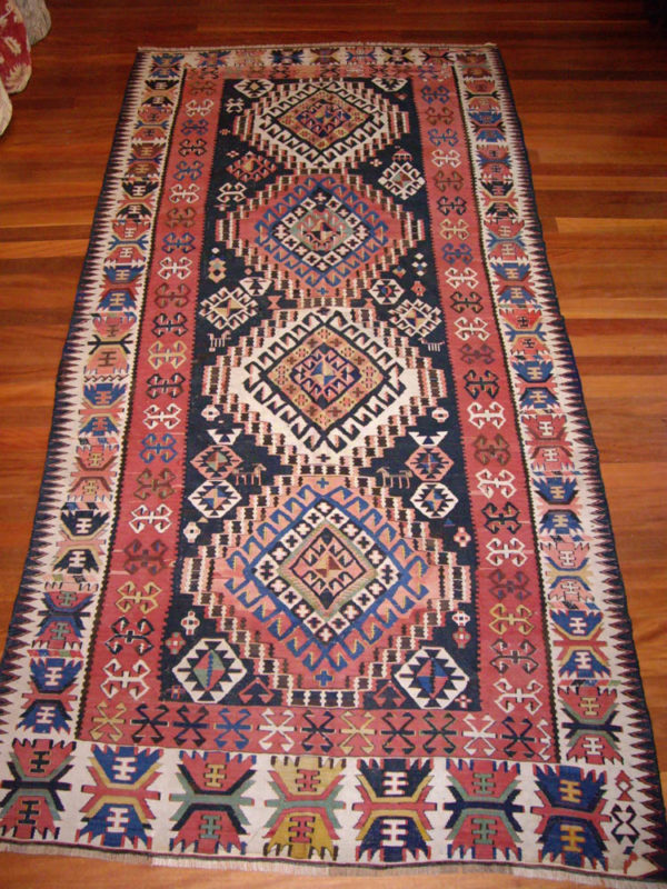 Antique Caucasian Kelim