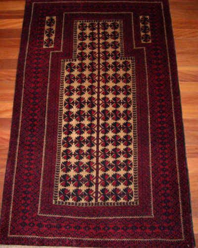 Afghan Beluchi Prayer Rug