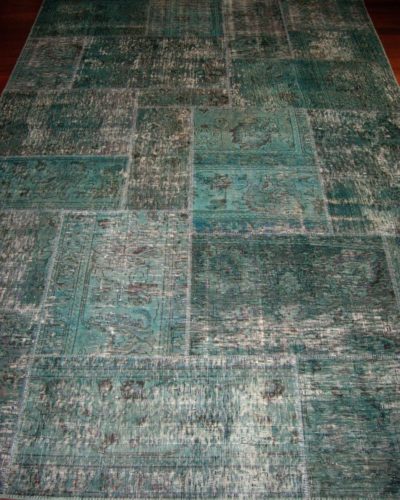 Afghan Vintage Overdye Patchwork