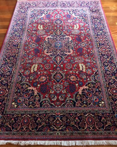 Fine Old Persian Kashan (Pair)