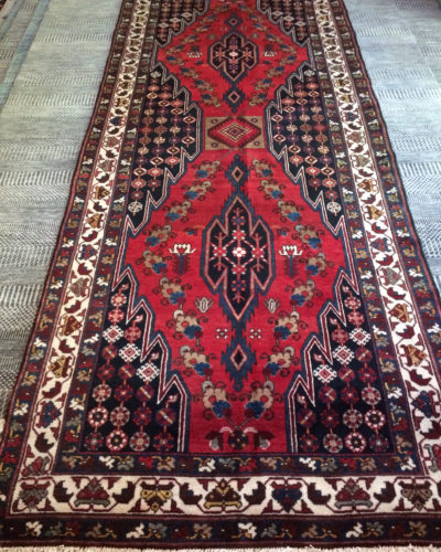 Antique Persian Mazlaghan carpet