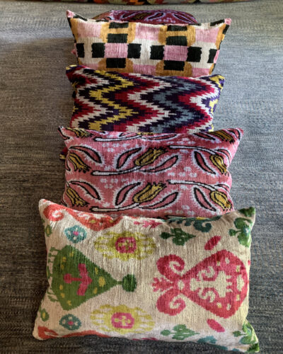 Ikat cushion