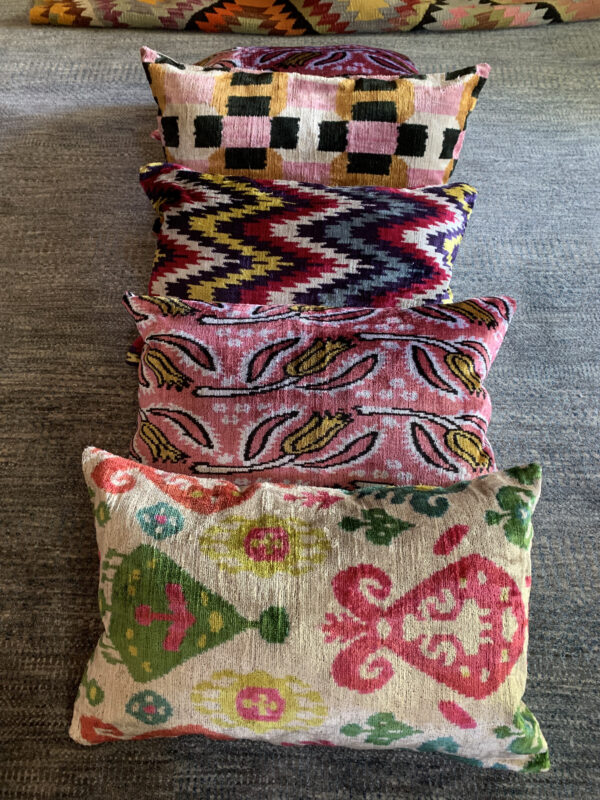 Ikat cushion