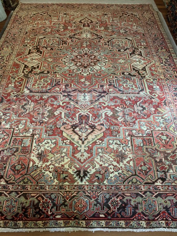 Old Persian Heriz carpet