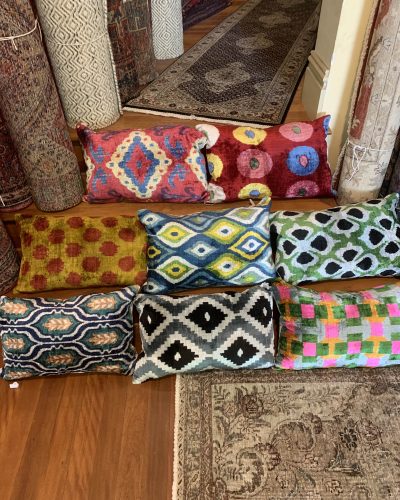 Silk Ikat cushion