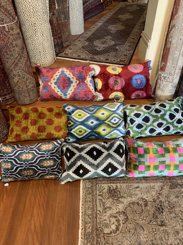 Silk Ikat cushion