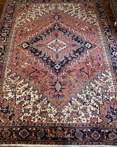 Old Persian Heriz carpet