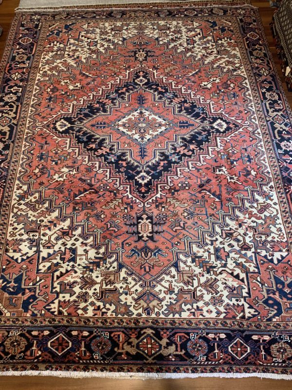 Old Persian Heriz carpet